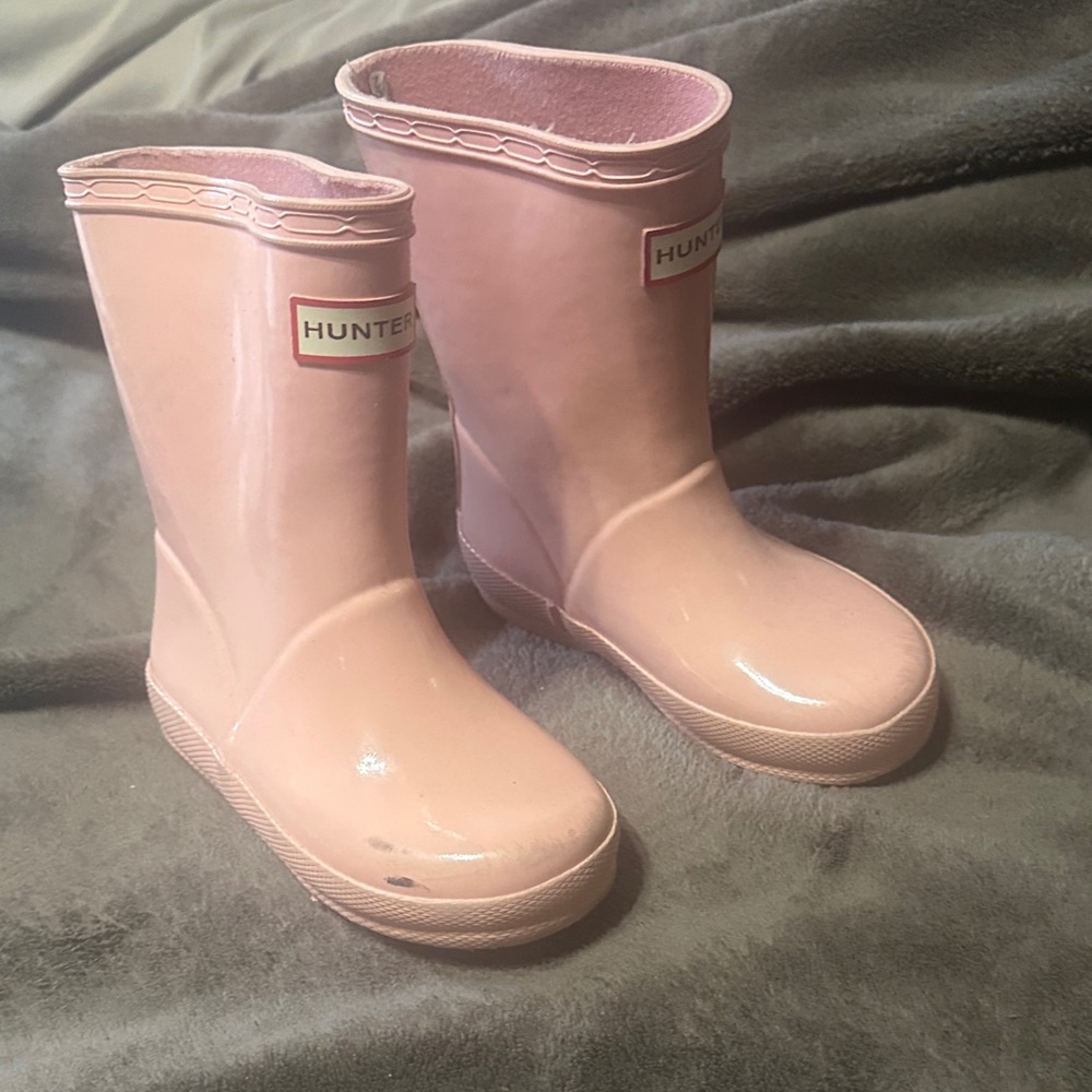 Hunter Blush Waterproof Boots